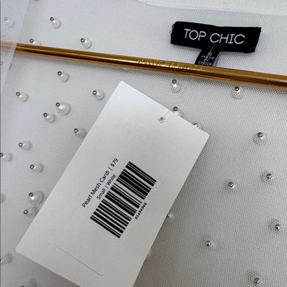 Pearl Mesh Duster Cardigan Robe - Picture 7 of 7